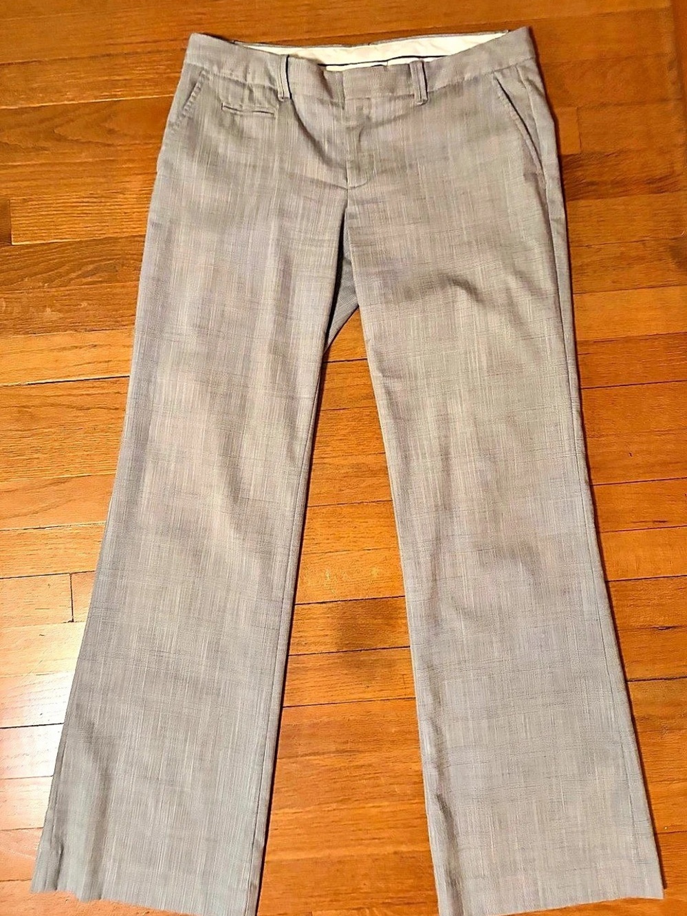 Gap Hip Slung Fit Stretch Dress Pants Gray Trousers Size 8